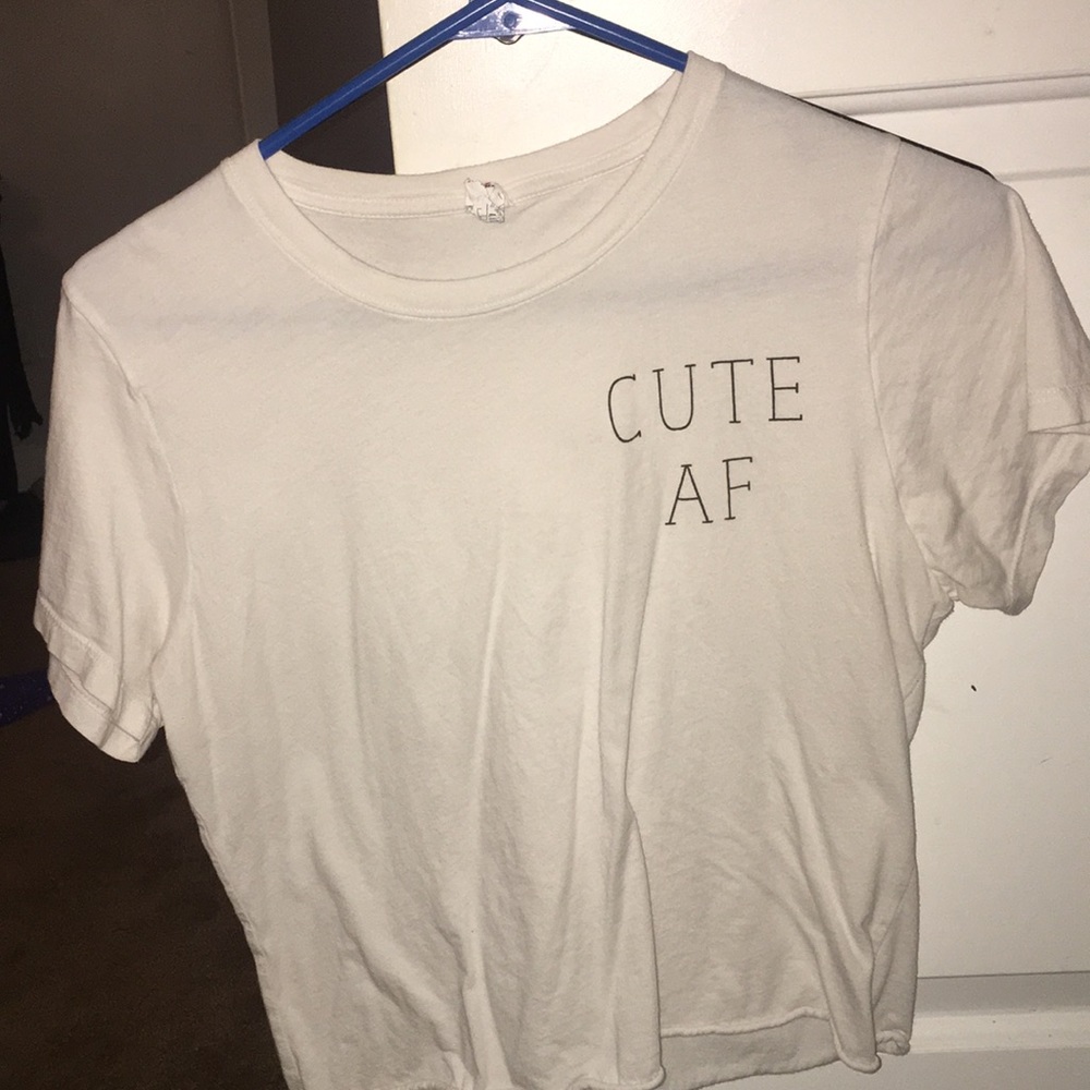 White crop top